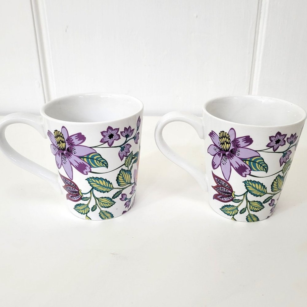 Vera Bradley Floral Mugs Set of Two - Picture 3 of 6